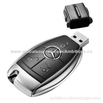 Benz car key shape, USB flash drive, 4GB capacity